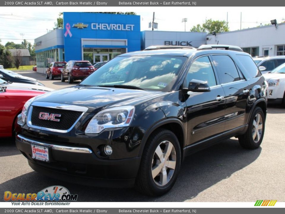 2009 GMC Acadia SLT AWD Carbon Black Metallic / Ebony Photo #1