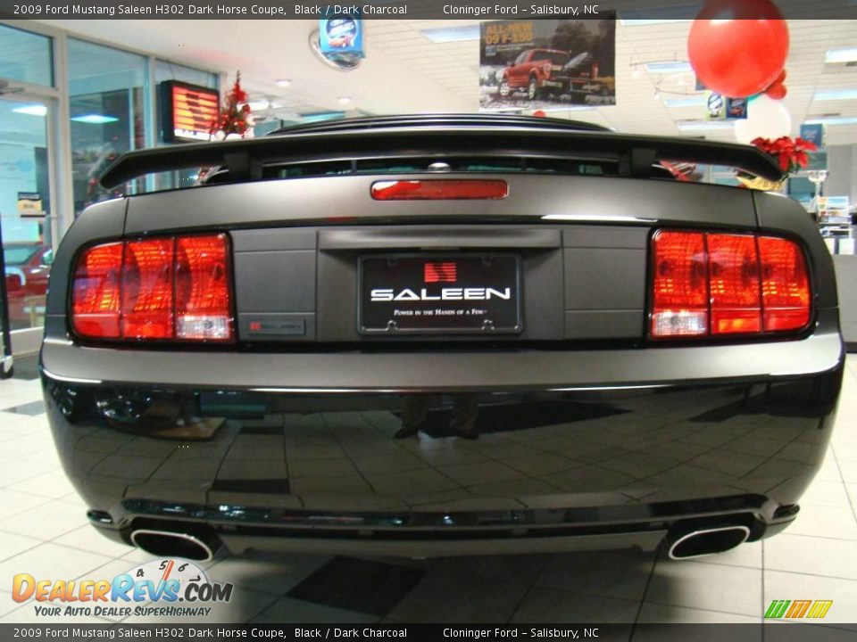 2009 Ford Mustang Saleen H302 Dark Horse Coupe Black / Dark Charcoal Photo #4
