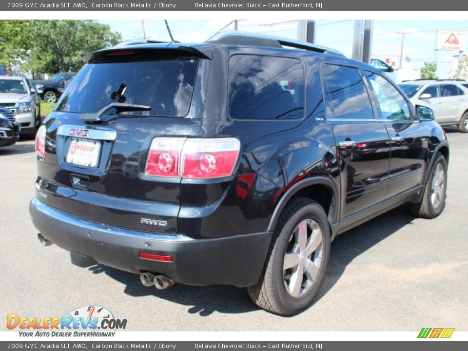 2009 GMC Acadia SLT AWD Carbon Black Metallic / Ebony Photo #4