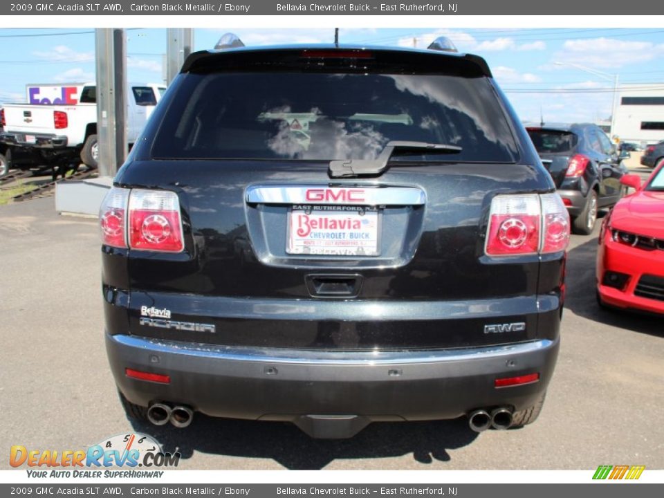 2009 GMC Acadia SLT AWD Carbon Black Metallic / Ebony Photo #5