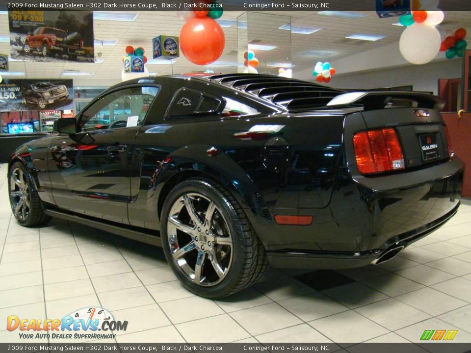 2009 Ford Mustang Saleen H302 Dark Horse Coupe Black / Dark Charcoal Photo #5