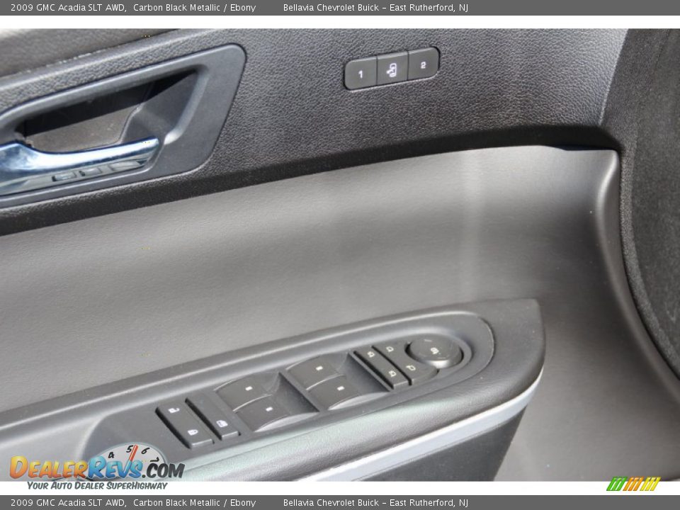 2009 GMC Acadia SLT AWD Carbon Black Metallic / Ebony Photo #7
