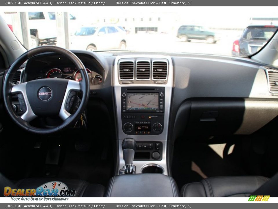 2009 GMC Acadia SLT AWD Carbon Black Metallic / Ebony Photo #13