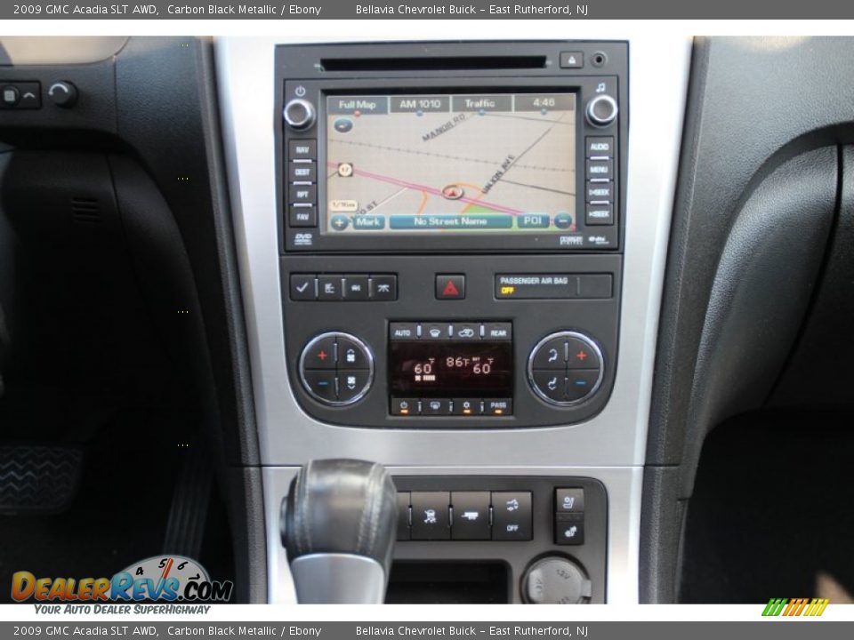 2009 GMC Acadia SLT AWD Carbon Black Metallic / Ebony Photo #14