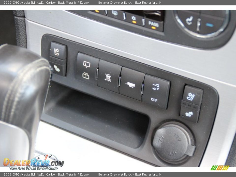 2009 GMC Acadia SLT AWD Carbon Black Metallic / Ebony Photo #15