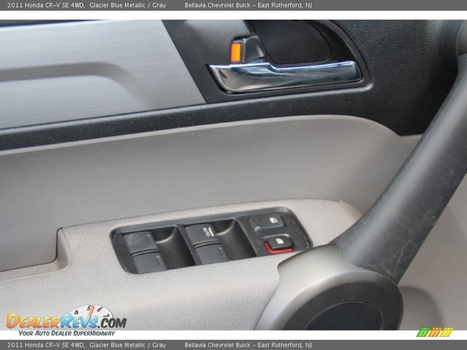 2011 Honda CR-V SE 4WD Glacier Blue Metallic / Gray Photo #7