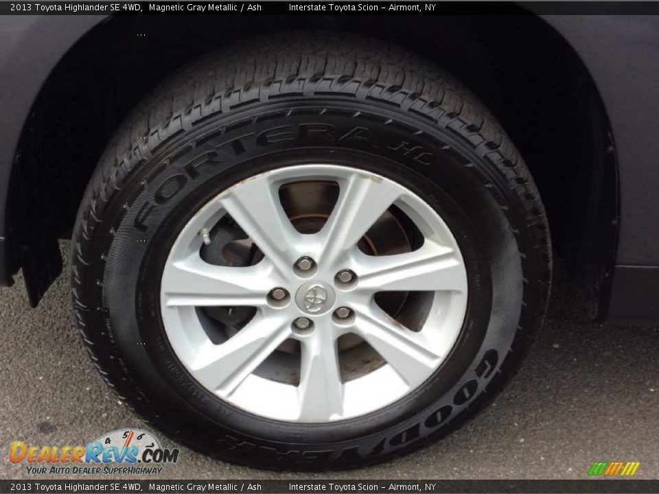 2013 Toyota Highlander SE 4WD Magnetic Gray Metallic / Ash Photo #23