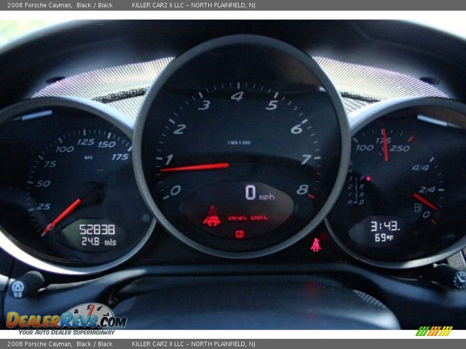 2008 Porsche Cayman Black / Black Photo #31