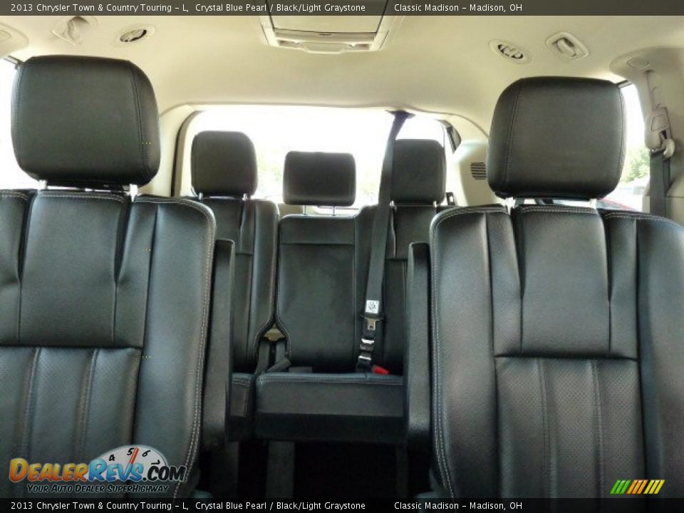 2013 Chrysler Town & Country Touring - L Crystal Blue Pearl / Black/Light Graystone Photo #8
