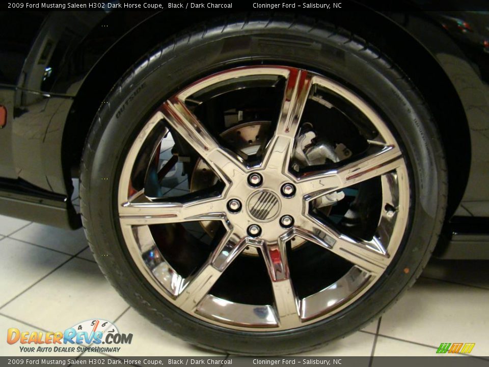 2009 Ford Mustang Saleen H302 Dark Horse Coupe Black / Dark Charcoal Photo #28