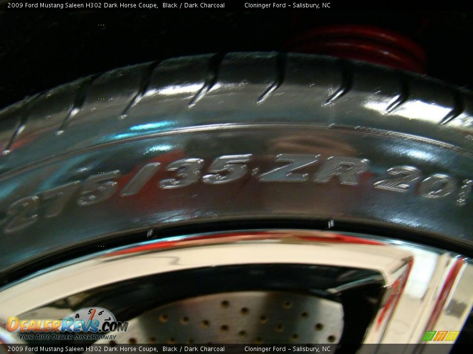 2009 Ford Mustang Saleen H302 Dark Horse Coupe Black / Dark Charcoal Photo #30