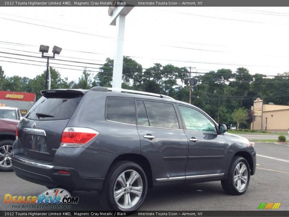 2012 Toyota Highlander Limited 4WD Magnetic Gray Metallic / Black Photo #4