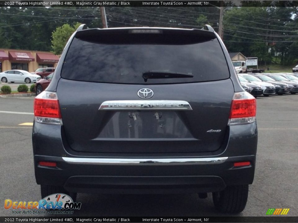 2012 Toyota Highlander Limited 4WD Magnetic Gray Metallic / Black Photo #5