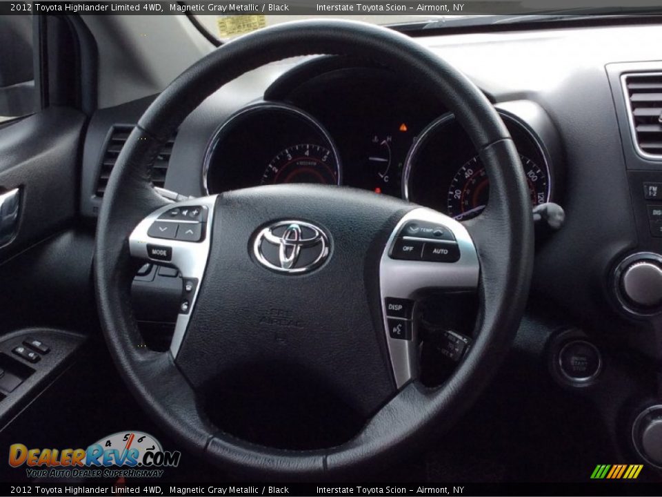 2012 Toyota Highlander Limited 4WD Magnetic Gray Metallic / Black Photo #13