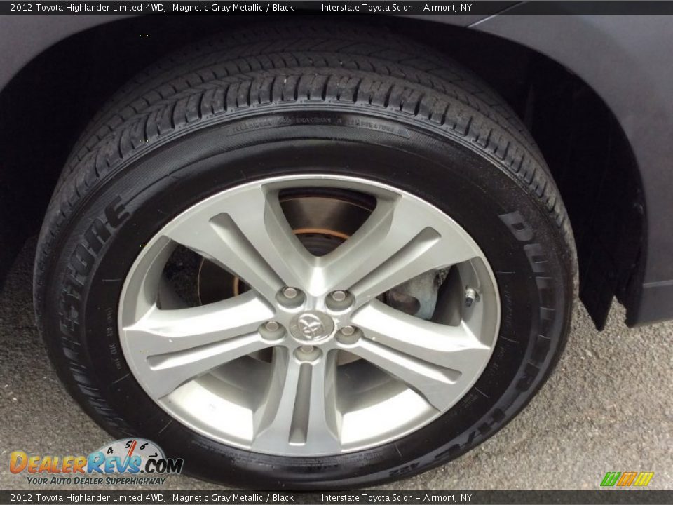 2012 Toyota Highlander Limited 4WD Magnetic Gray Metallic / Black Photo #22
