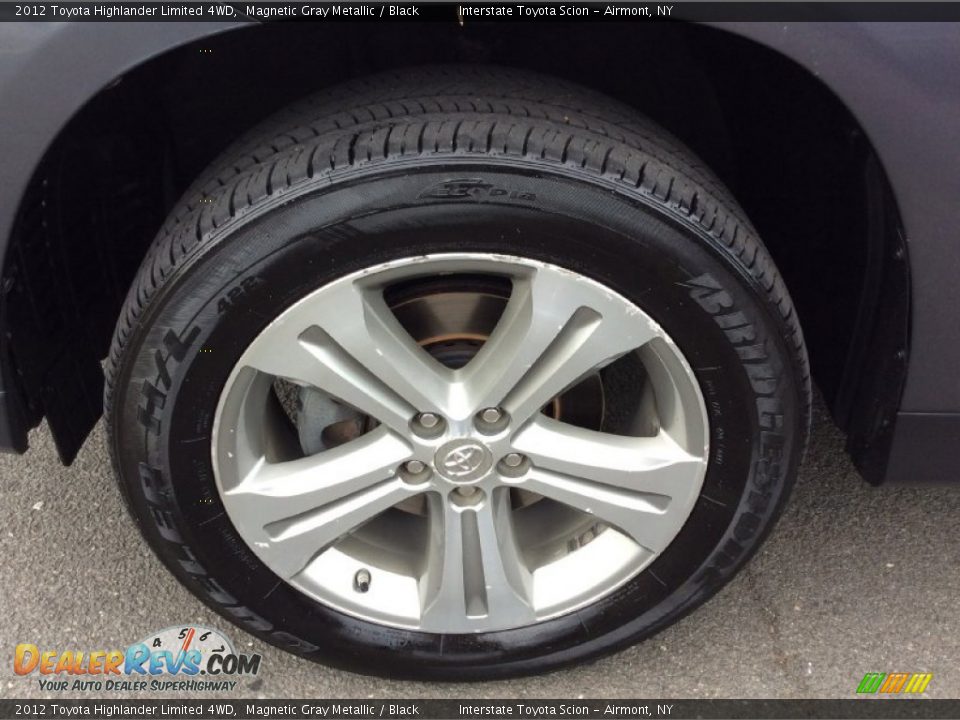 2012 Toyota Highlander Limited 4WD Magnetic Gray Metallic / Black Photo #23