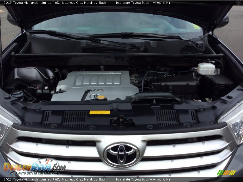 2012 Toyota Highlander Limited 4WD Magnetic Gray Metallic / Black Photo #24