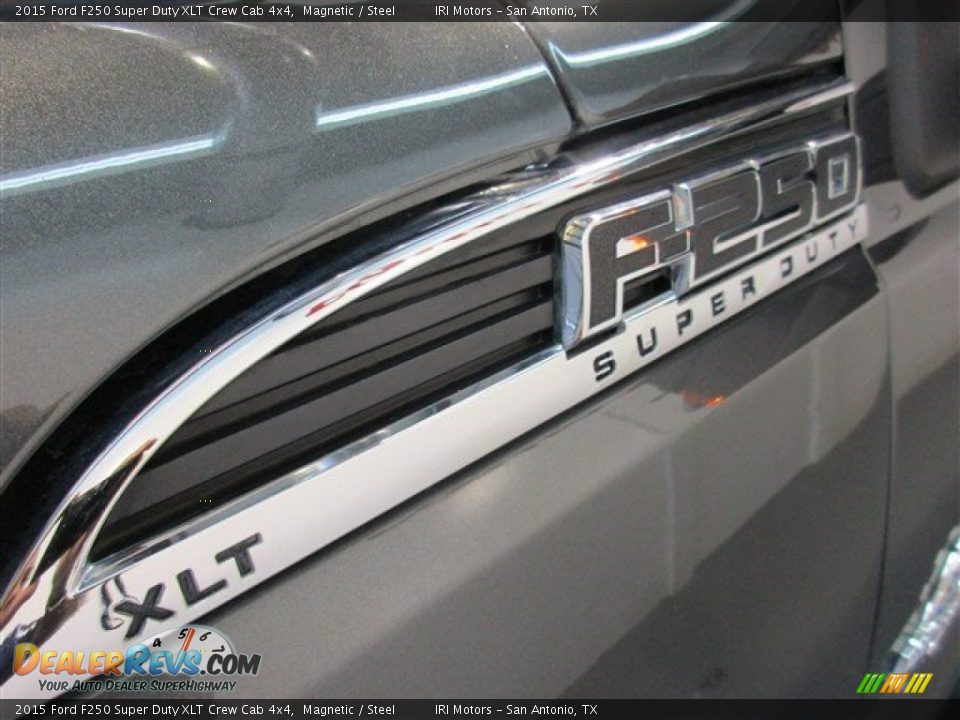 2015 Ford F250 Super Duty XLT Crew Cab 4x4 Magnetic / Steel Photo #4