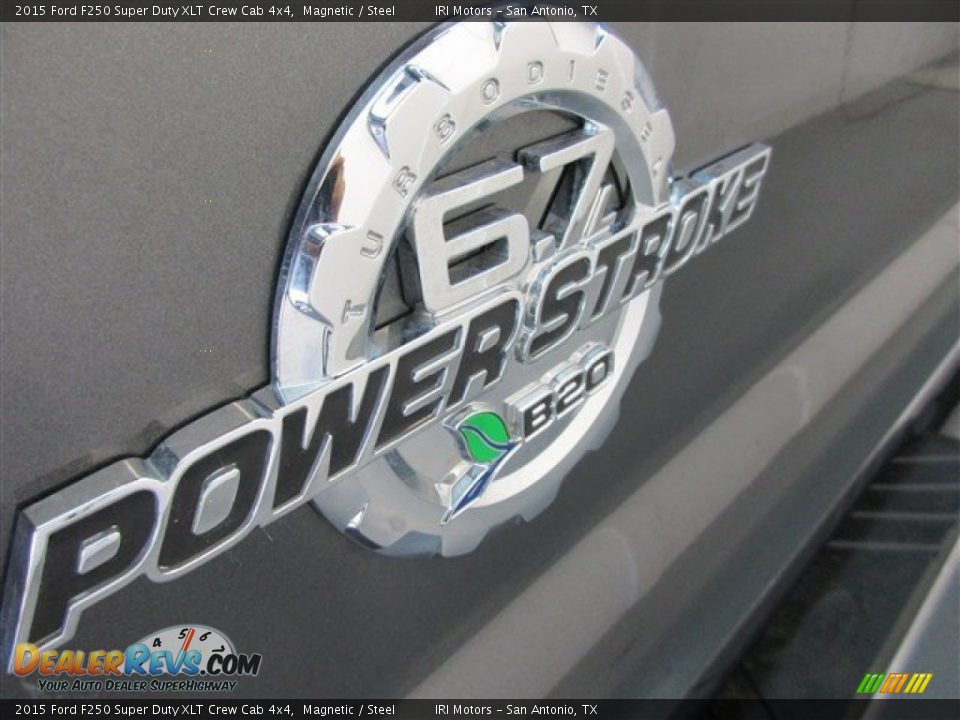 2015 Ford F250 Super Duty XLT Crew Cab 4x4 Magnetic / Steel Photo #5