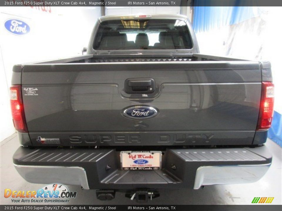 2015 Ford F250 Super Duty XLT Crew Cab 4x4 Magnetic / Steel Photo #7