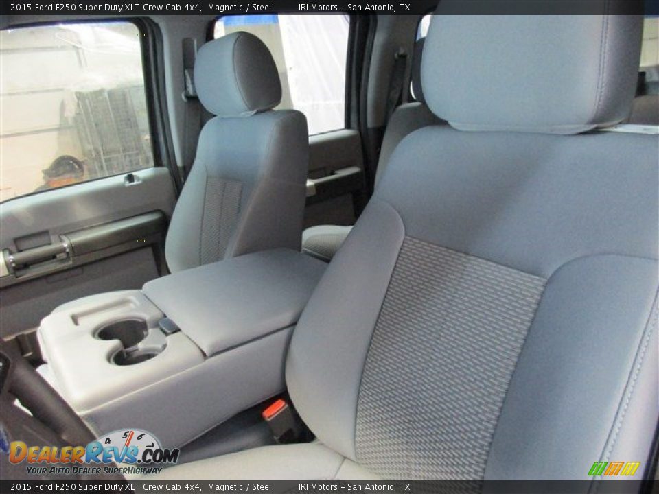 2015 Ford F250 Super Duty XLT Crew Cab 4x4 Magnetic / Steel Photo #10