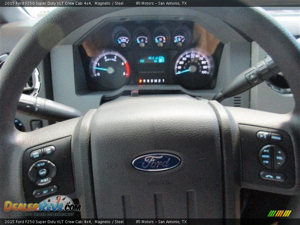 2015 Ford F250 Super Duty XLT Crew Cab 4x4 Magnetic / Steel Photo #19