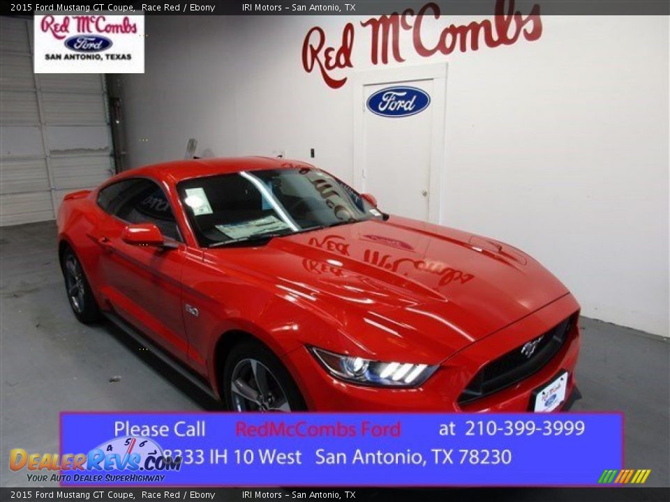 2015 Ford Mustang GT Coupe Race Red / Ebony Photo #1
