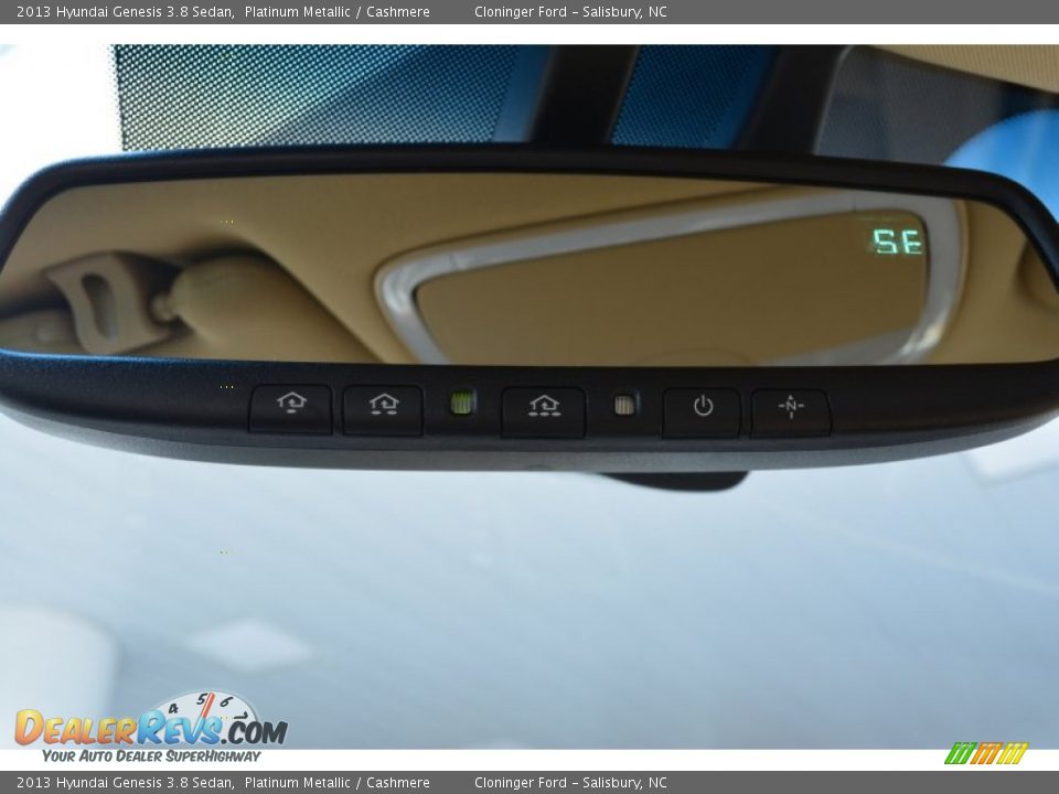 2013 Hyundai Genesis 3.8 Sedan Platinum Metallic / Cashmere Photo #24