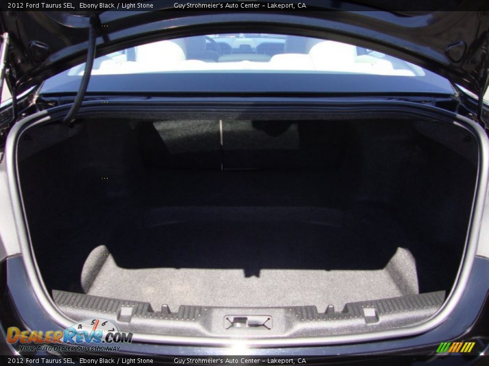 2012 Ford Taurus SEL Ebony Black / Light Stone Photo #25