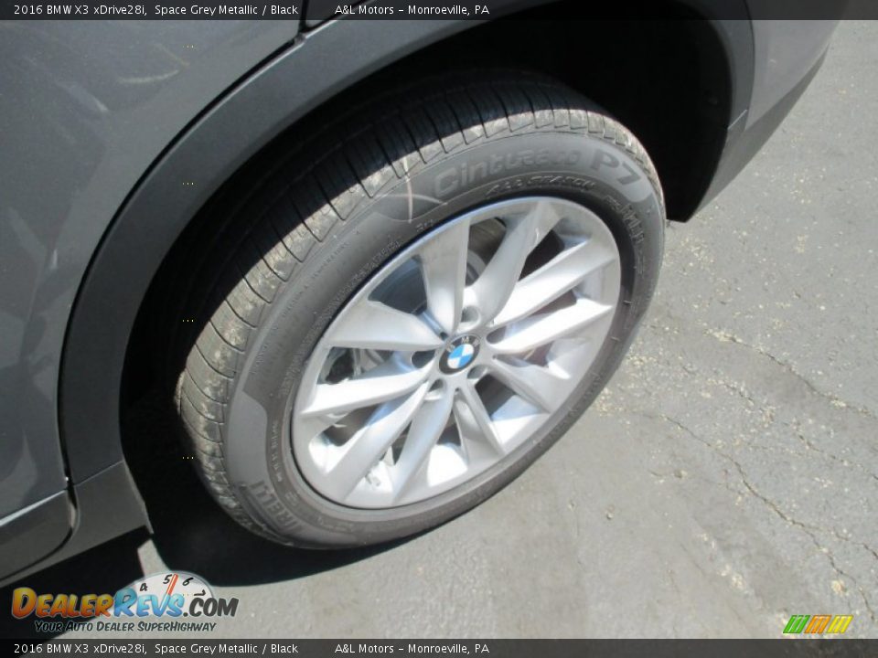 2016 BMW X3 xDrive28i Space Grey Metallic / Black Photo #3