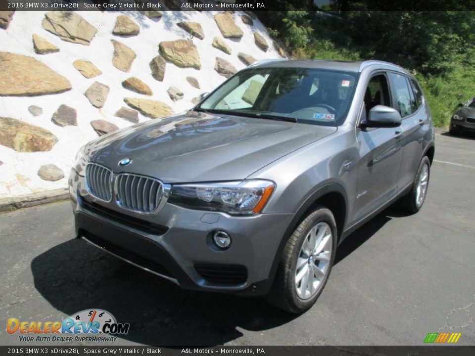 2016 BMW X3 xDrive28i Space Grey Metallic / Black Photo #9