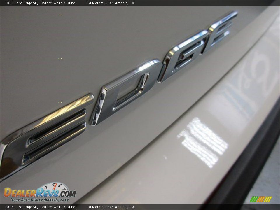 2015 Ford Edge SE Oxford White / Dune Photo #6
