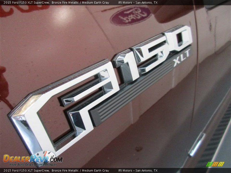 2015 Ford F150 XLT SuperCrew Bronze Fire Metallic / Medium Earth Gray Photo #4