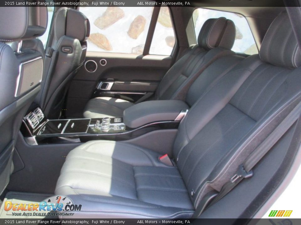 Rear Seat of 2015 Land Rover Range Rover Autobiography Photo #13