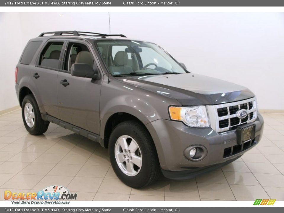 2012 Ford Escape XLT V6 4WD Sterling Gray Metallic / Stone Photo #1