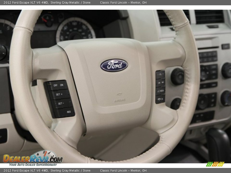 2012 Ford Escape XLT V6 4WD Sterling Gray Metallic / Stone Photo #6