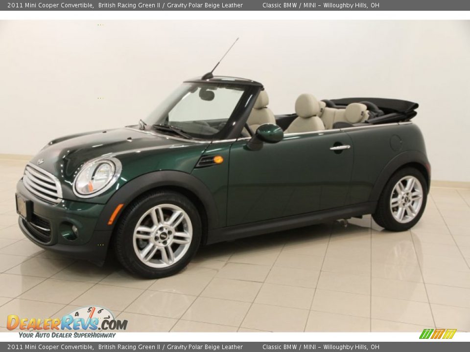 Front 3/4 View of 2011 Mini Cooper Convertible Photo #4