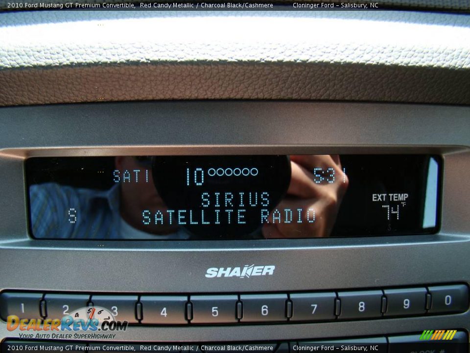 2010 Ford Mustang GT Premium Convertible Red Candy Metallic / Charcoal Black/Cashmere Photo #18