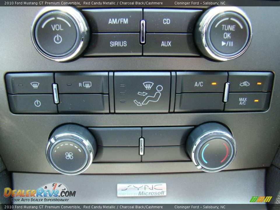 2010 Ford Mustang GT Premium Convertible Red Candy Metallic / Charcoal Black/Cashmere Photo #20