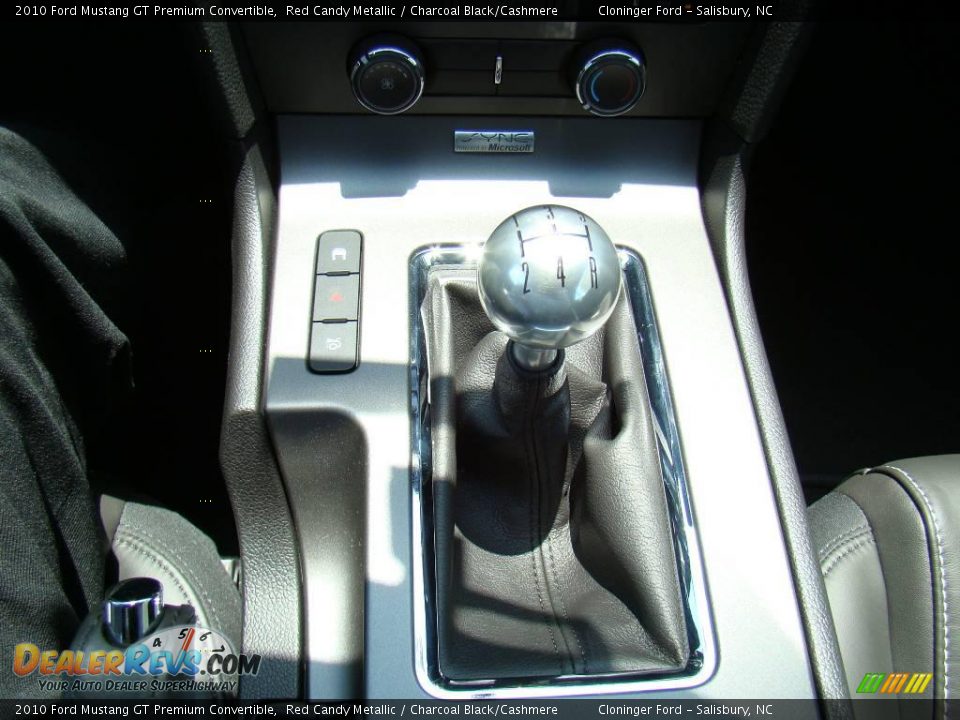 2010 Ford Mustang GT Premium Convertible Red Candy Metallic / Charcoal Black/Cashmere Photo #21