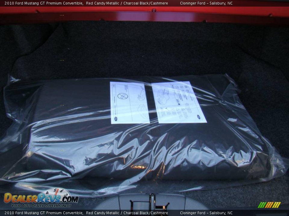 2010 Ford Mustang GT Premium Convertible Red Candy Metallic / Charcoal Black/Cashmere Photo #28