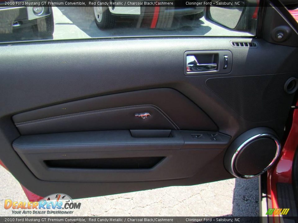2010 Ford Mustang GT Premium Convertible Red Candy Metallic / Charcoal Black/Cashmere Photo #33