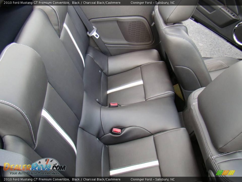 2010 Ford Mustang GT Premium Convertible Black / Charcoal Black/Cashmere Photo #16
