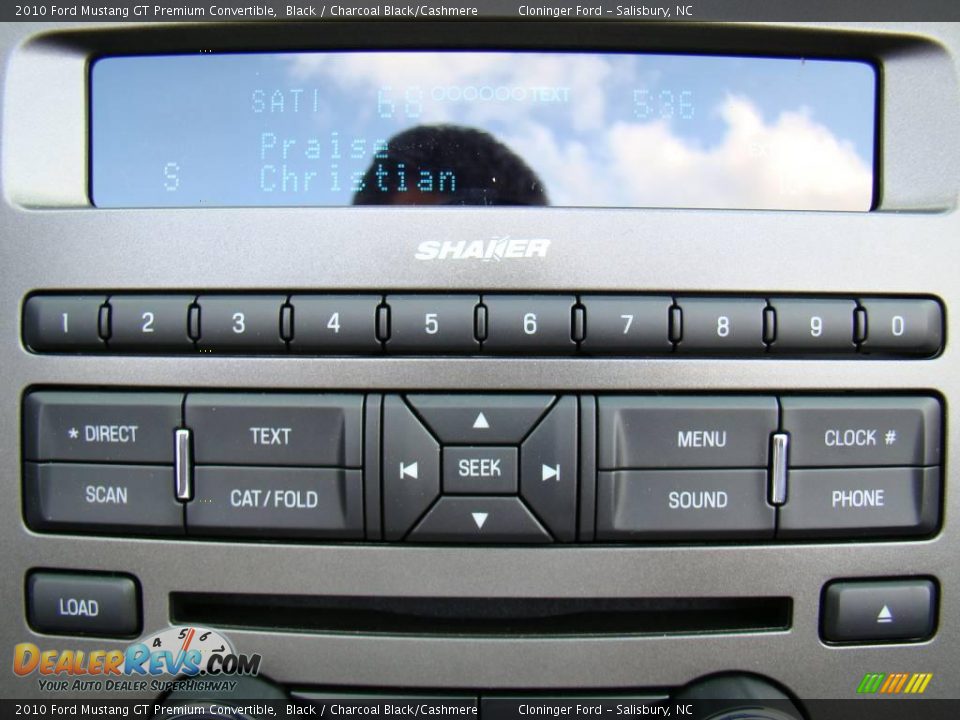 2010 Ford Mustang GT Premium Convertible Black / Charcoal Black/Cashmere Photo #25