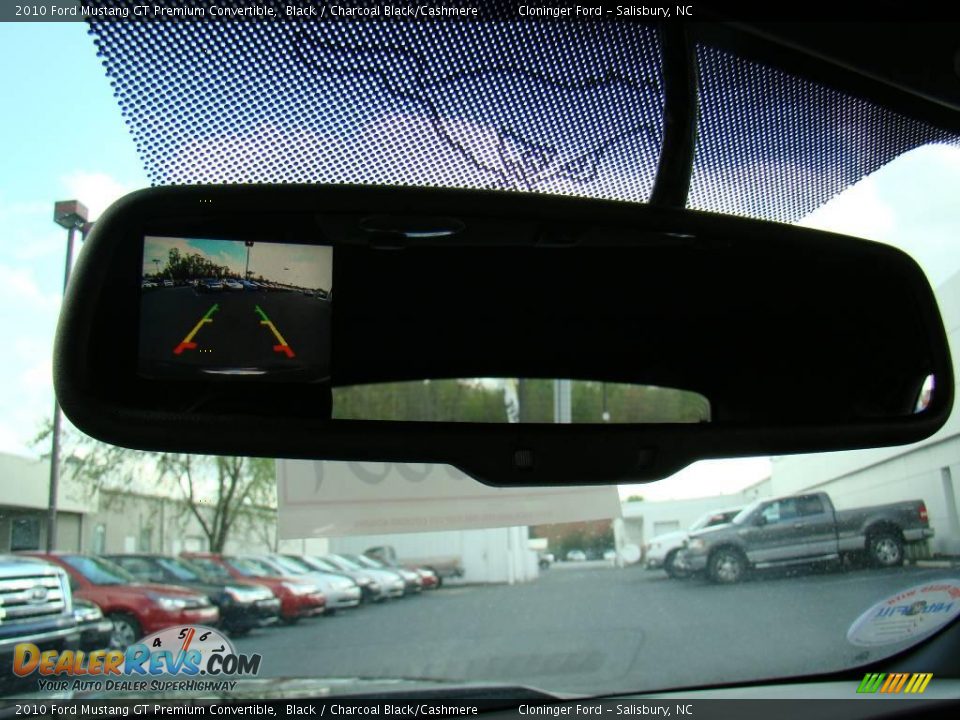 2010 Ford Mustang GT Premium Convertible Black / Charcoal Black/Cashmere Photo #30