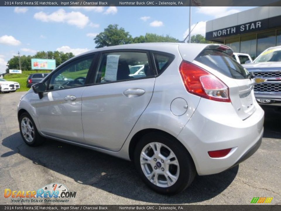 2014 Ford Fiesta SE Hatchback Ingot Silver / Charcoal Black Photo #3