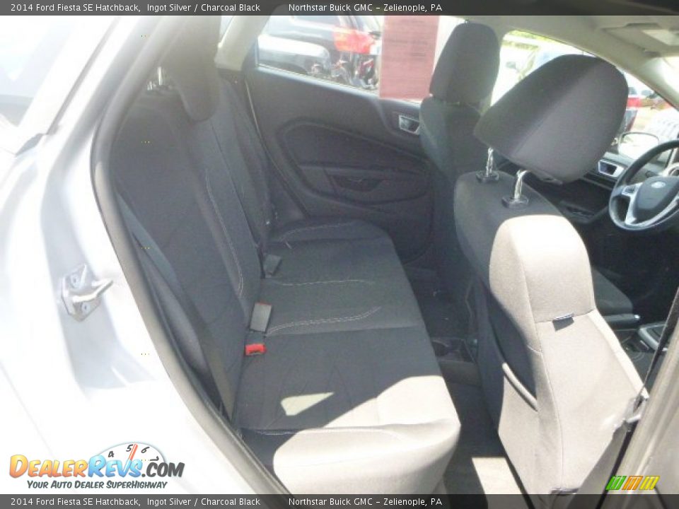 2014 Ford Fiesta SE Hatchback Ingot Silver / Charcoal Black Photo #7