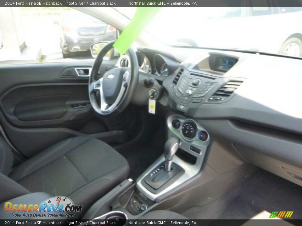 2014 Ford Fiesta SE Hatchback Ingot Silver / Charcoal Black Photo #9
