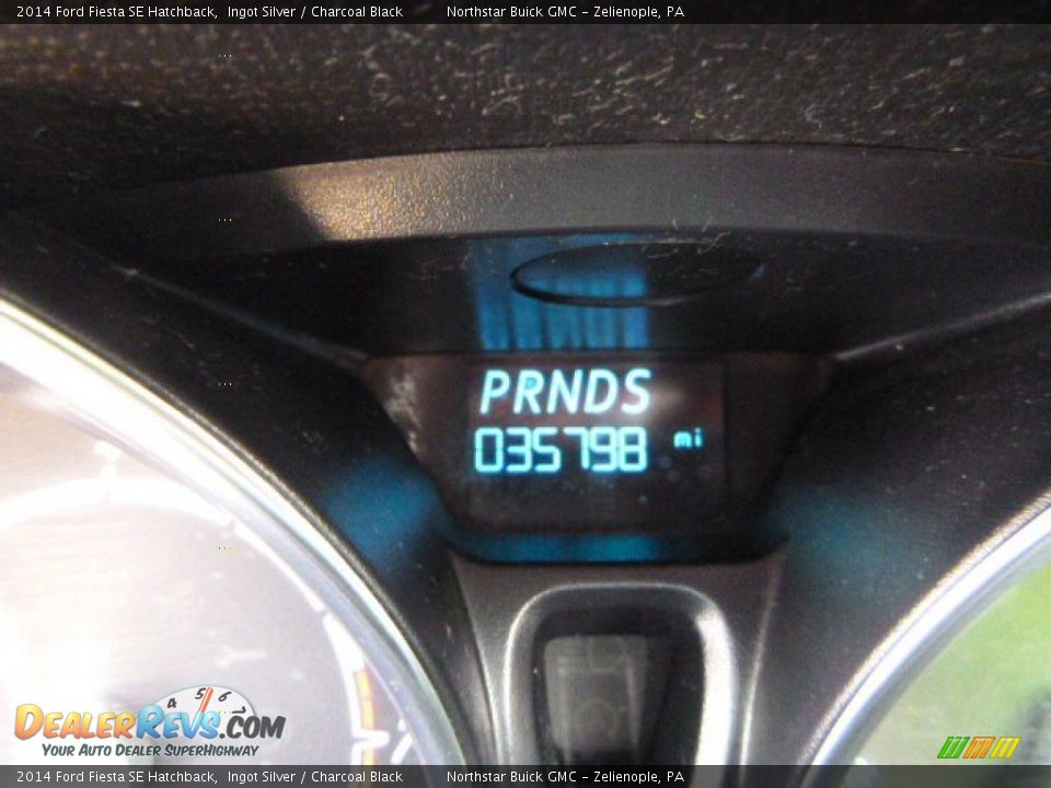 2014 Ford Fiesta SE Hatchback Ingot Silver / Charcoal Black Photo #17