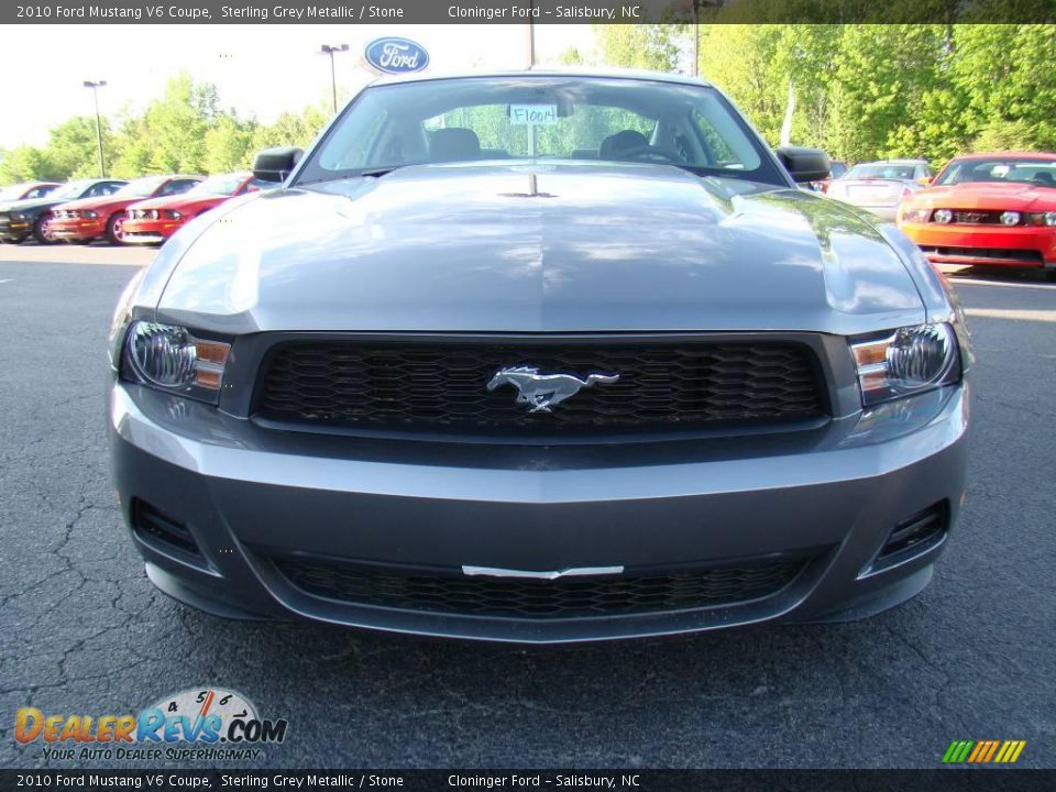 2010 Ford Mustang V6 Coupe Sterling Grey Metallic / Stone Photo #7